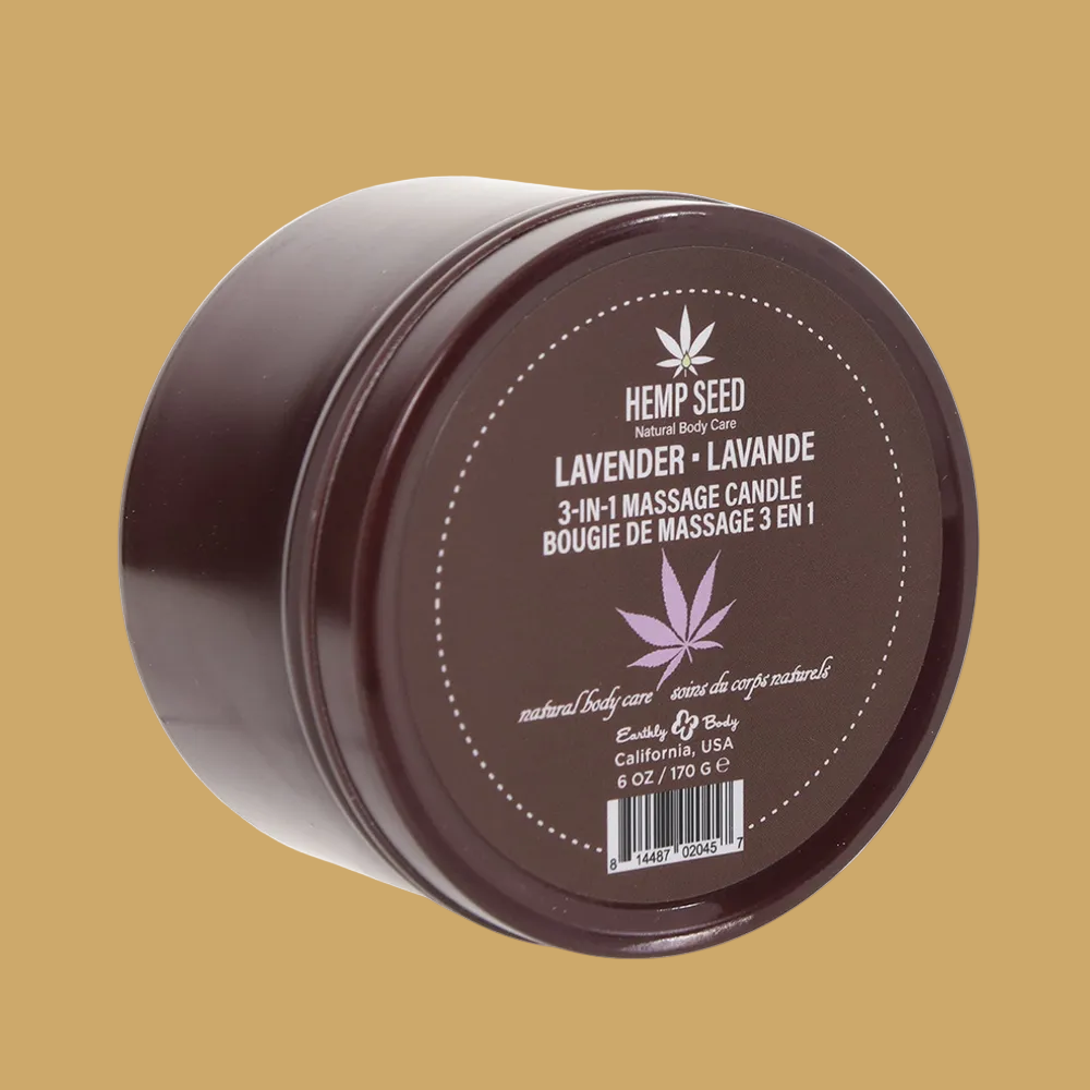 Hemp Seed Tranquility Massage Trio Gift Set - Lavender