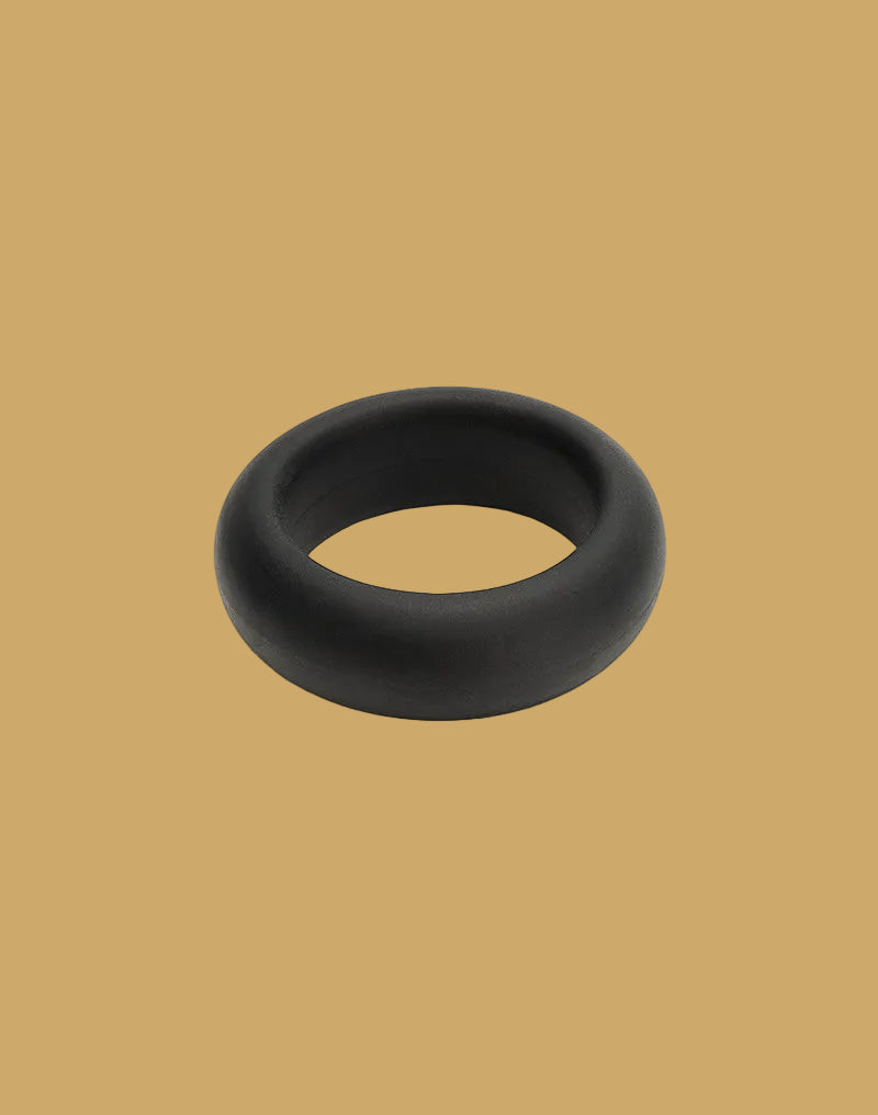 Black Silicone C-Ring - Maximum Stretch