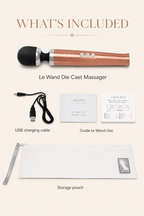 Le Wand Die Cast Rechargeable Vibrating Massager | Rose Gold