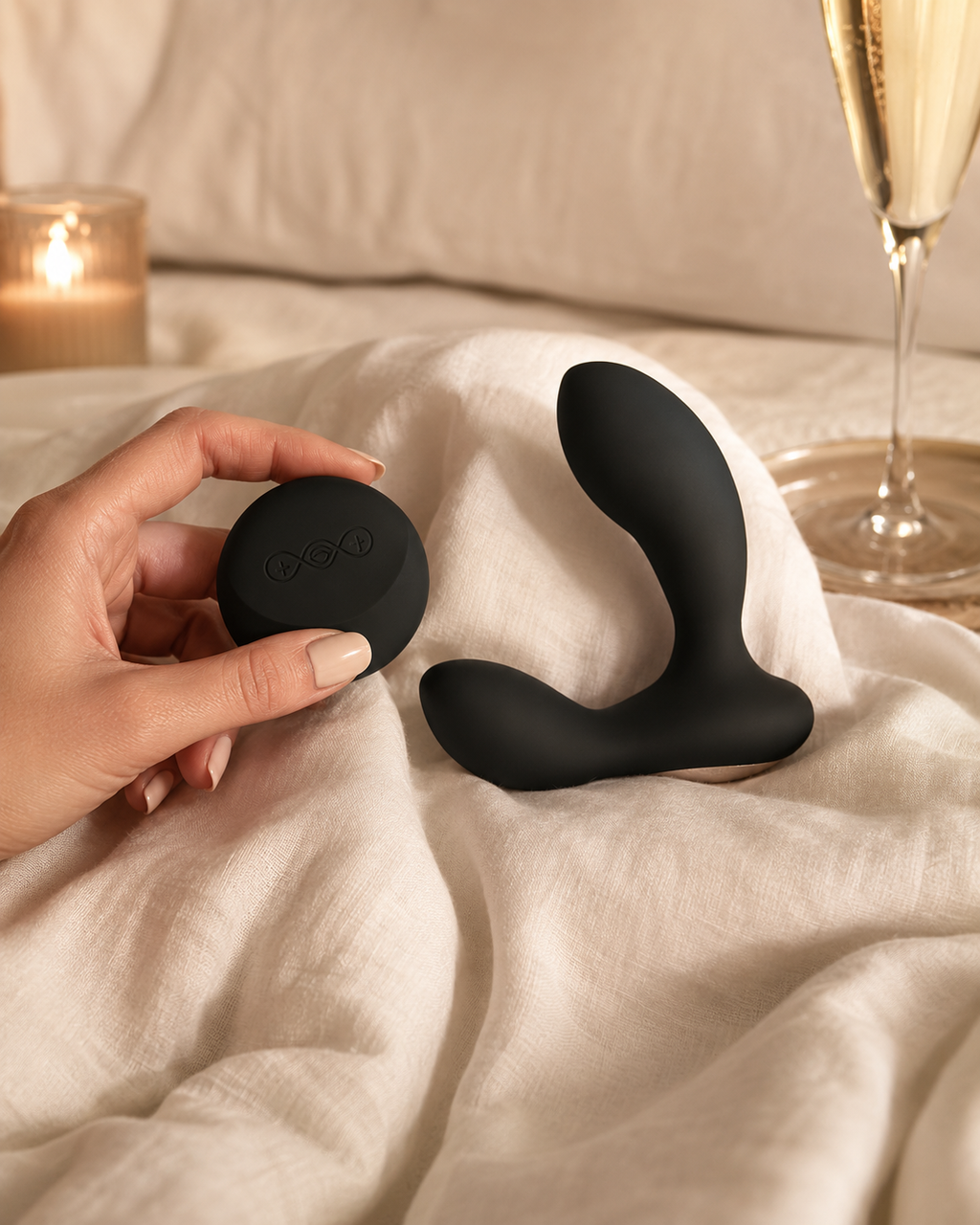 LELO HUGO™ Remote Controlled Prostate Massager | Black