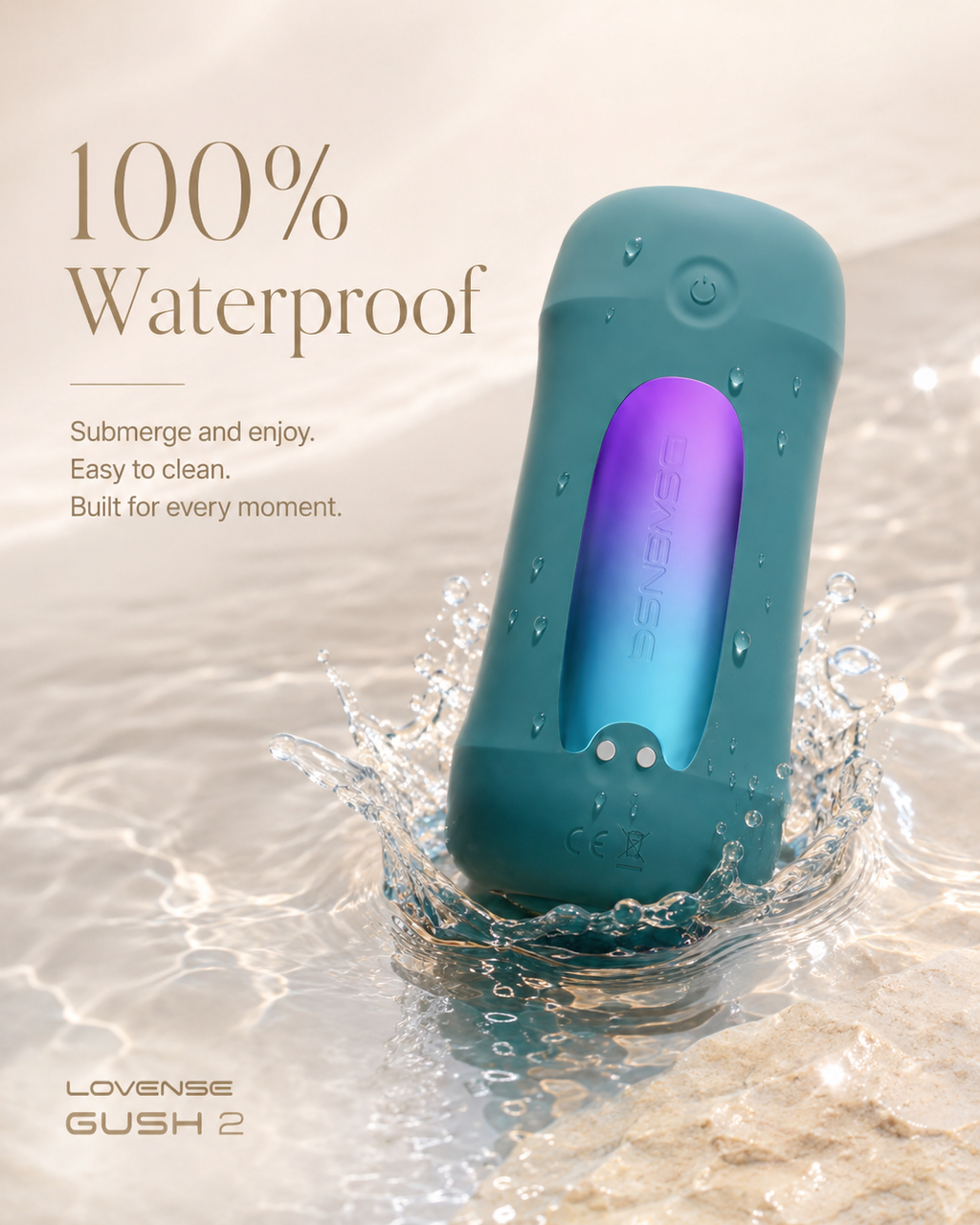 Lovense Gush 2 Bluetooth Glans Massager