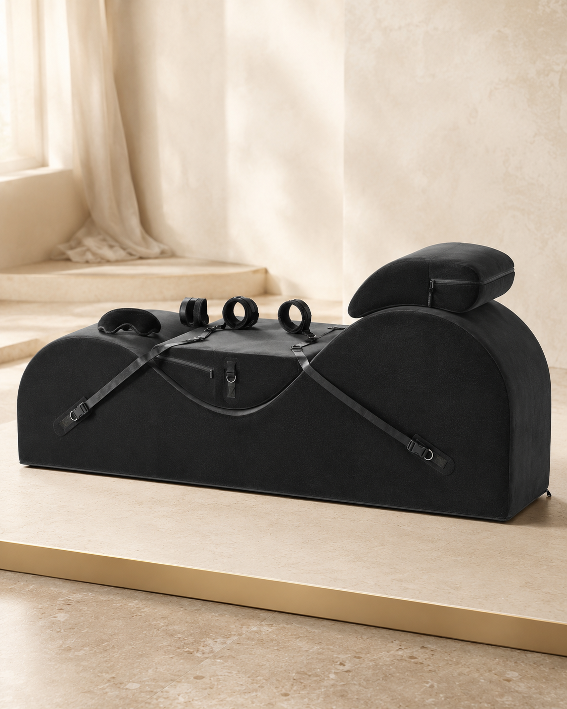 Liberator Esse Valkyrie Edition Lounger, Black