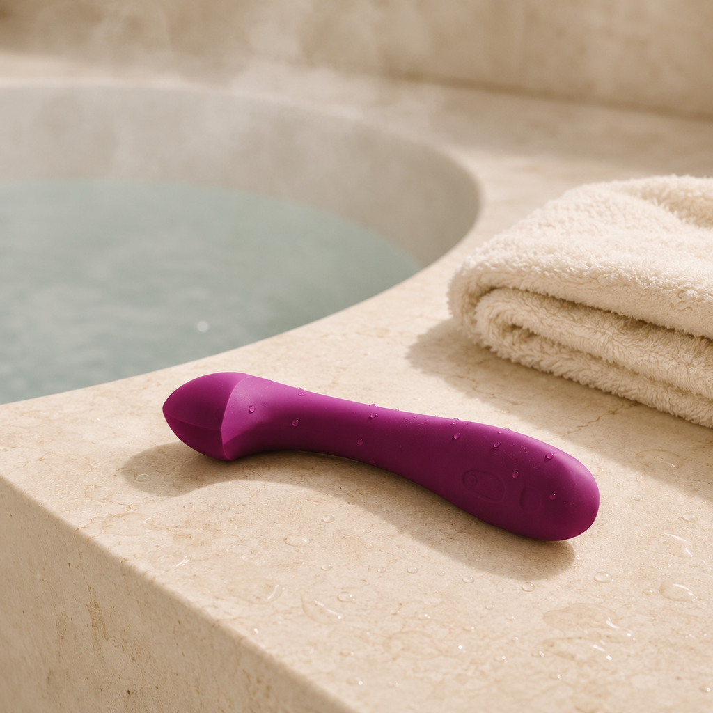 DAME Arc G Spot and Clitoral Vibrator | Plum