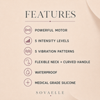 DAME Com Wand Vibrator | Periwinkle