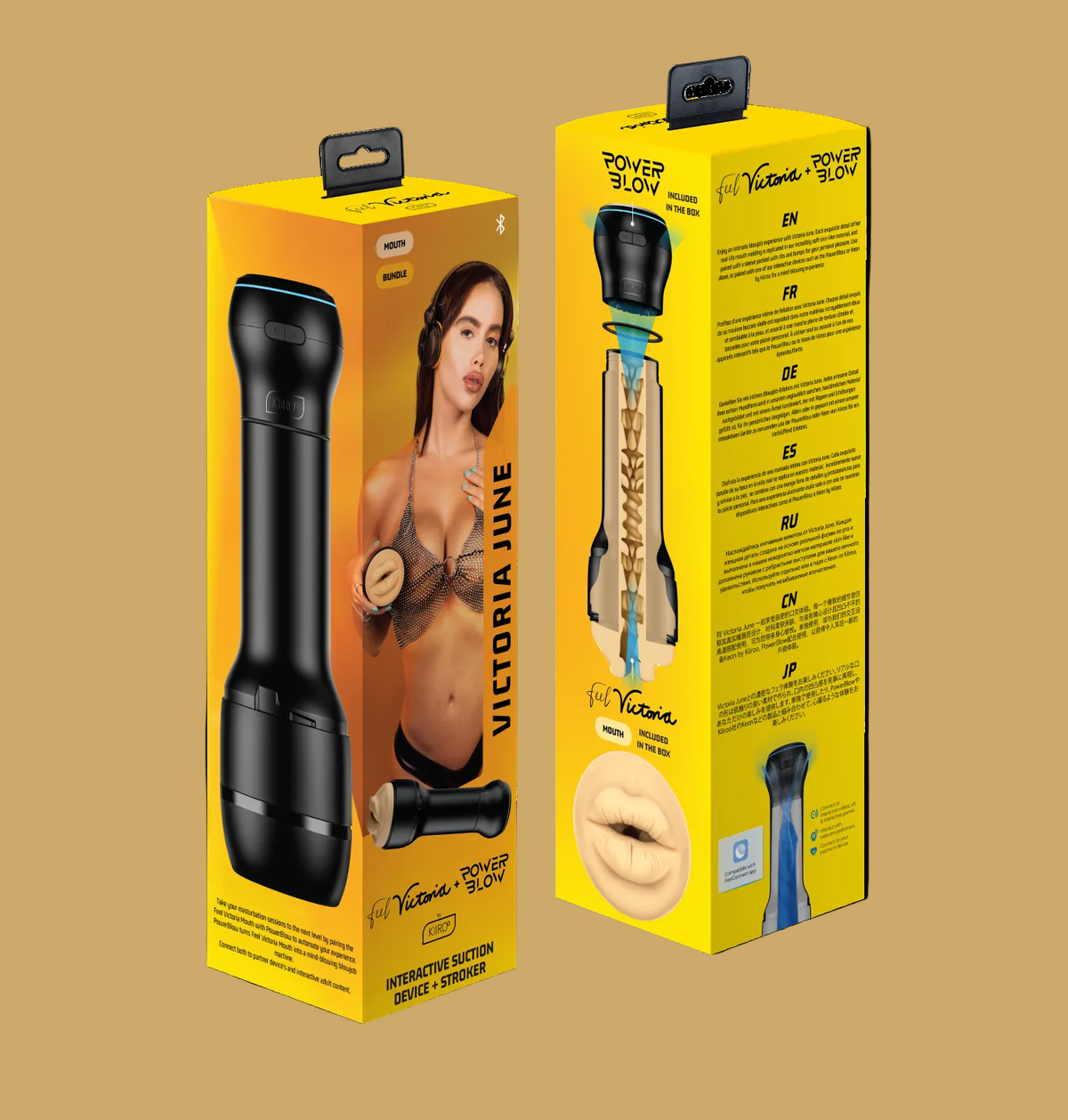 Kiiroo PowerBlow + FeelVictoria Mouth (Victoria June)