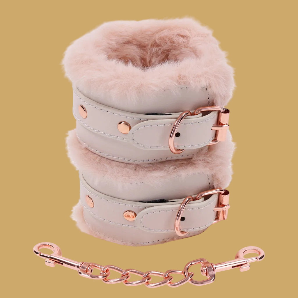 Peaches ‘n CreaMe Faux Fur Handcuffs