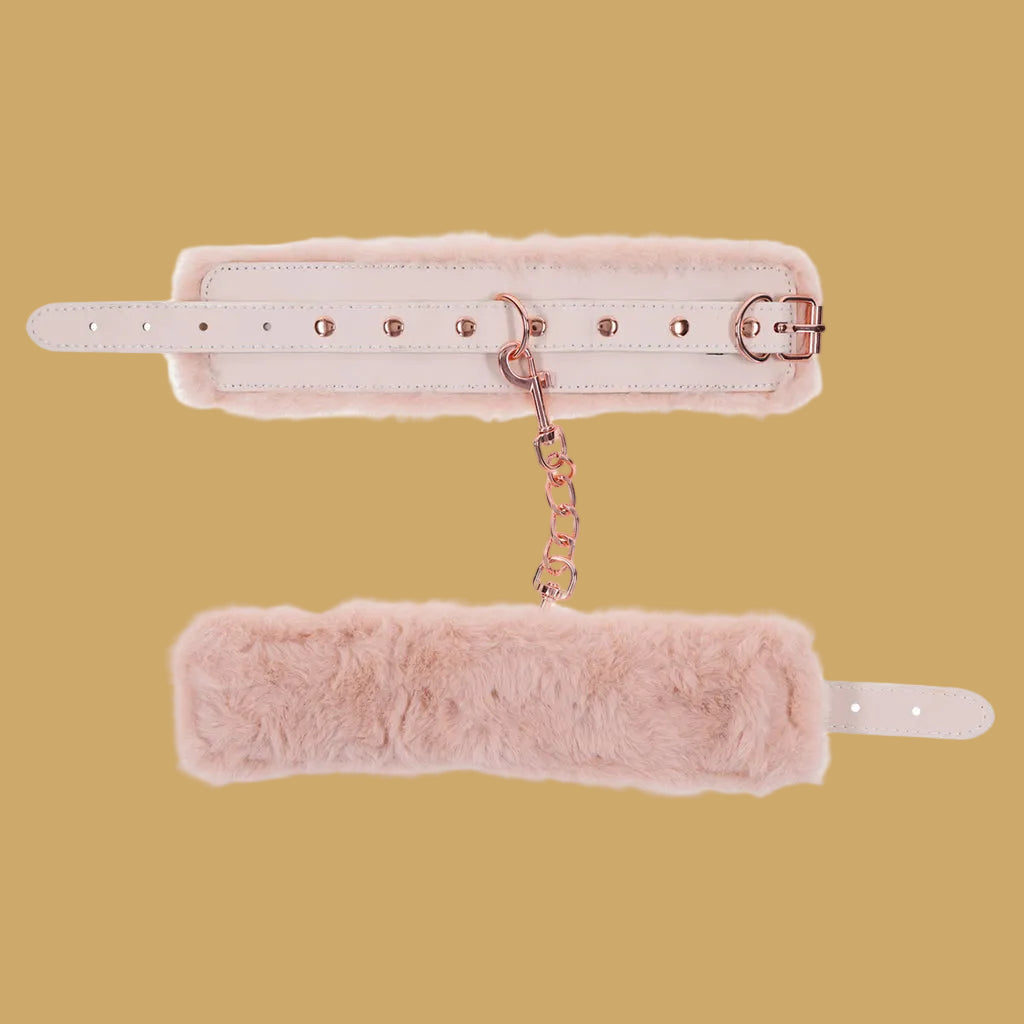 Peaches ‘n CreaMe Faux Fur Handcuffs