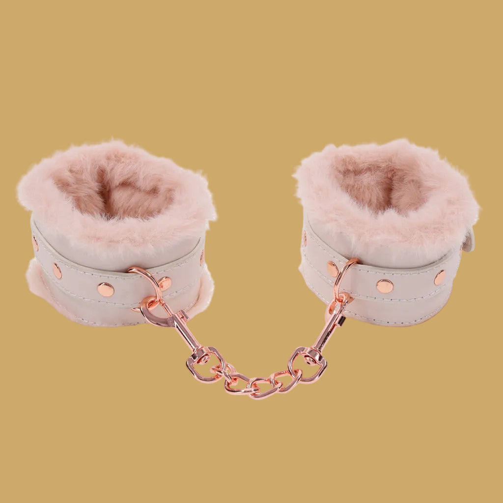 Peaches ‘n CreaMe Faux Fur Handcuffs