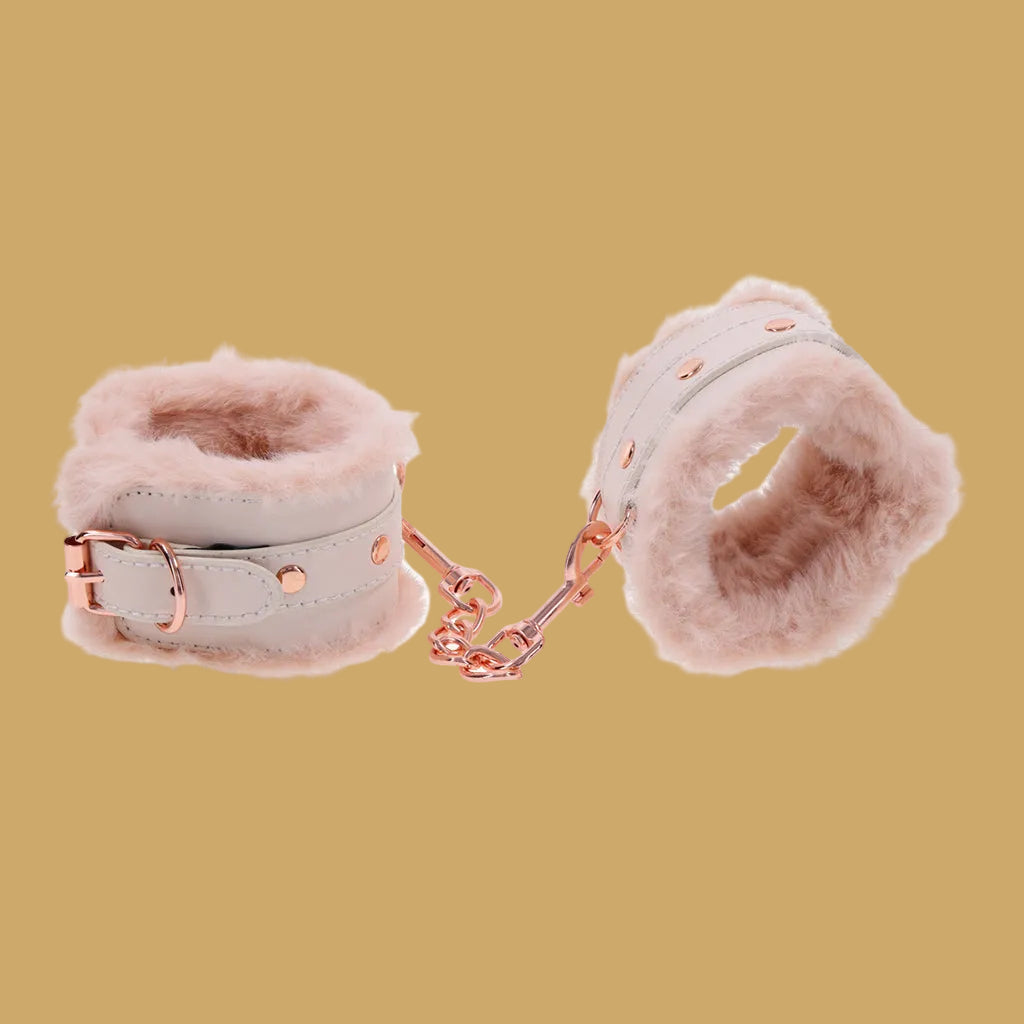 Peaches ‘n CreaMe Faux Fur Handcuffs